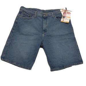 Wrangler Shorts Men's 36 Relaxed Fit NEW Blue Denim Pants 36x10
